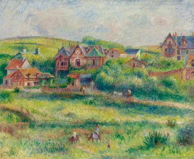 The Chalet of Blanche Pierson in Pourville by Pierre Auguste Renoir